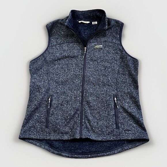 Orvis Blue Fleece Knit Vest Men's Size XL Full Zip, Zip Pockets - Picture 1 of 7